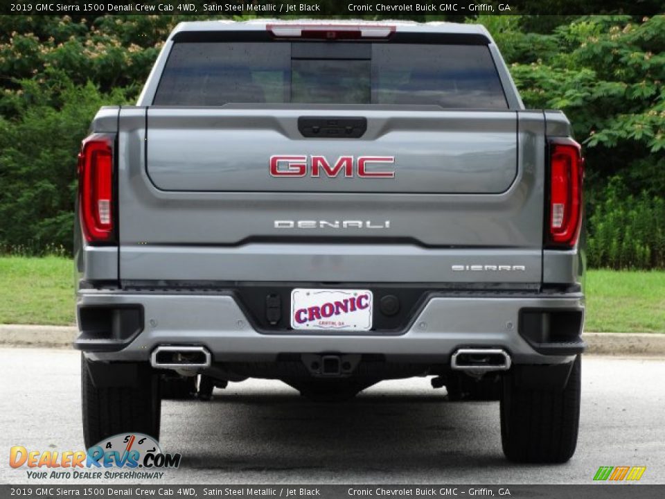 2019 GMC Sierra 1500 Denali Crew Cab 4WD Satin Steel Metallic / Jet Black Photo #7