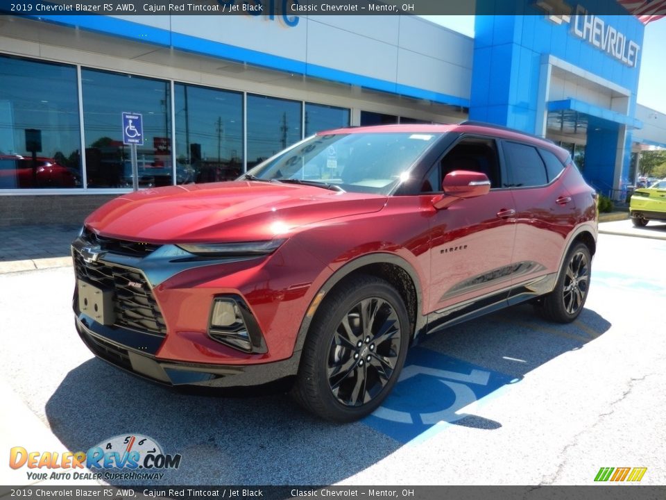 2019 Chevrolet Blazer RS AWD Cajun Red Tintcoat / Jet Black Photo #1