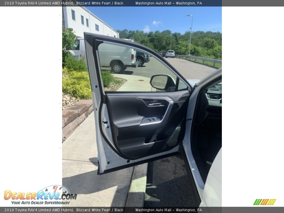 2019 Toyota RAV4 Limited AWD Hybrid Blizzard White Pearl / Black Photo #8