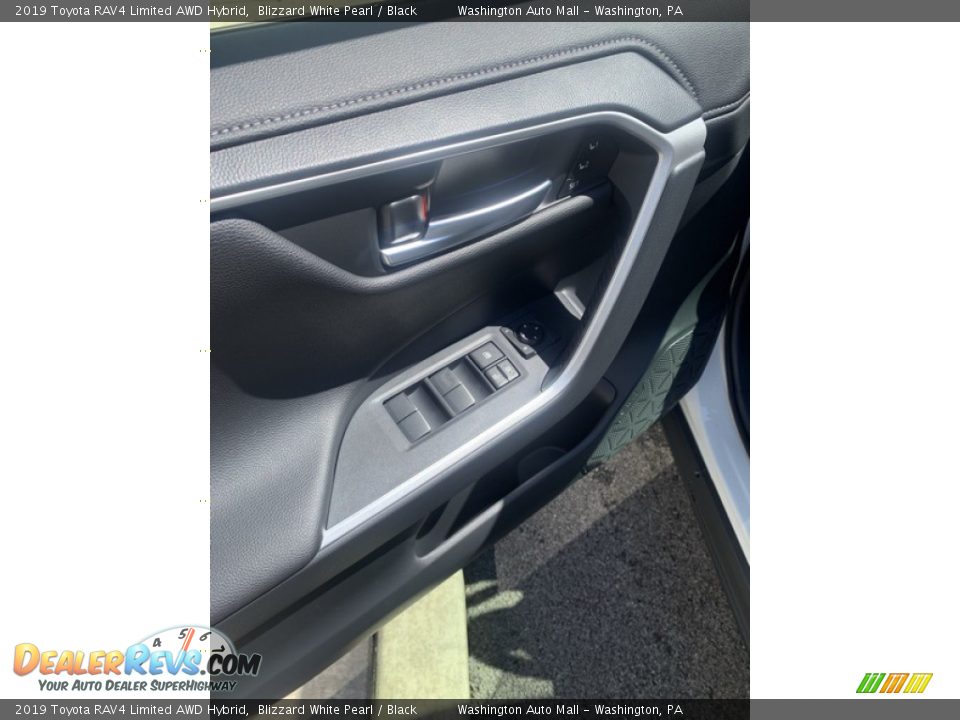 2019 Toyota RAV4 Limited AWD Hybrid Blizzard White Pearl / Black Photo #9