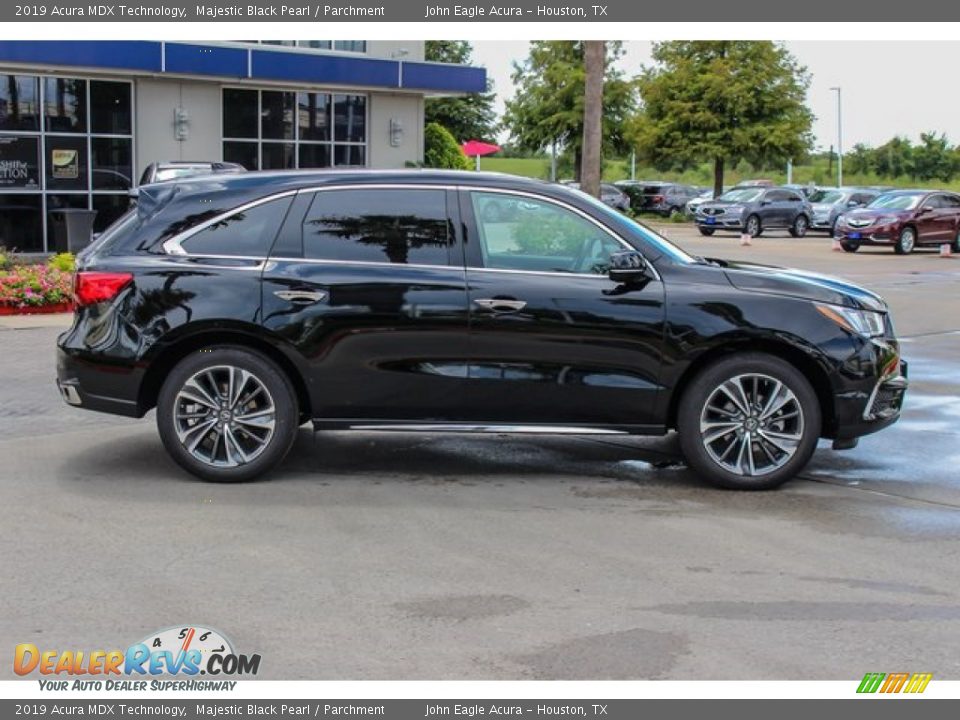 2019 Acura MDX Technology Majestic Black Pearl / Parchment Photo #8