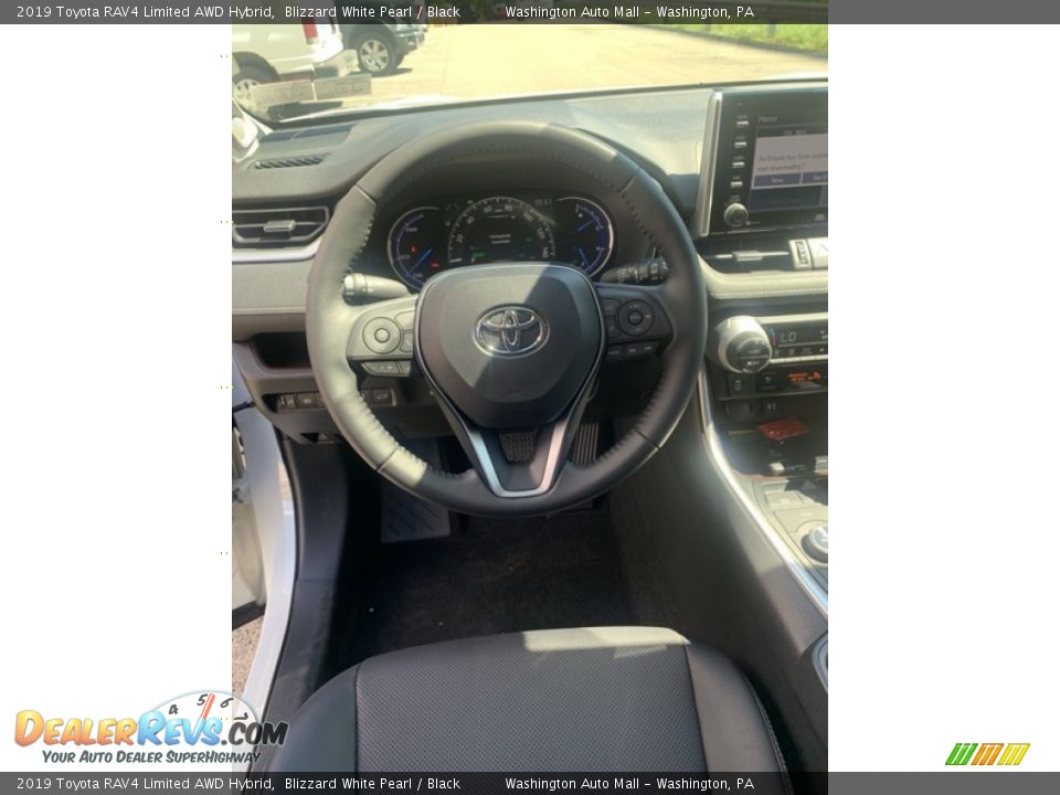 2019 Toyota RAV4 Limited AWD Hybrid Blizzard White Pearl / Black Photo #11