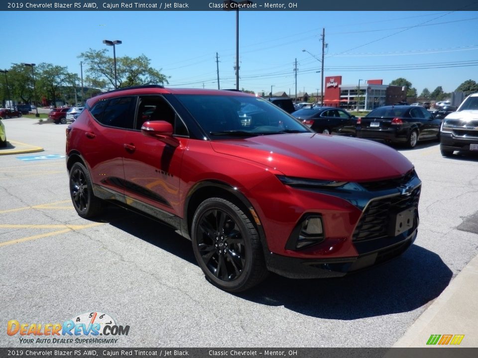 2019 Chevrolet Blazer RS AWD Cajun Red Tintcoat / Jet Black Photo #3