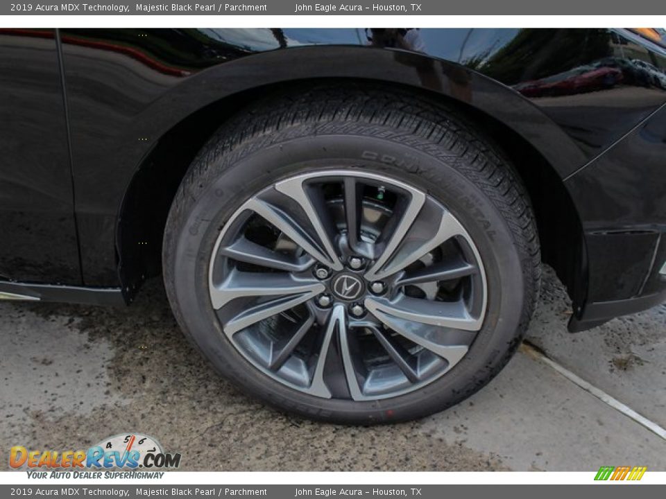 2019 Acura MDX Technology Majestic Black Pearl / Parchment Photo #11