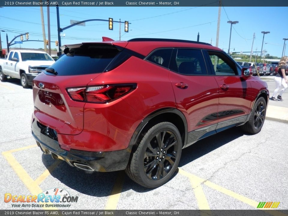 2019 Chevrolet Blazer RS AWD Cajun Red Tintcoat / Jet Black Photo #4