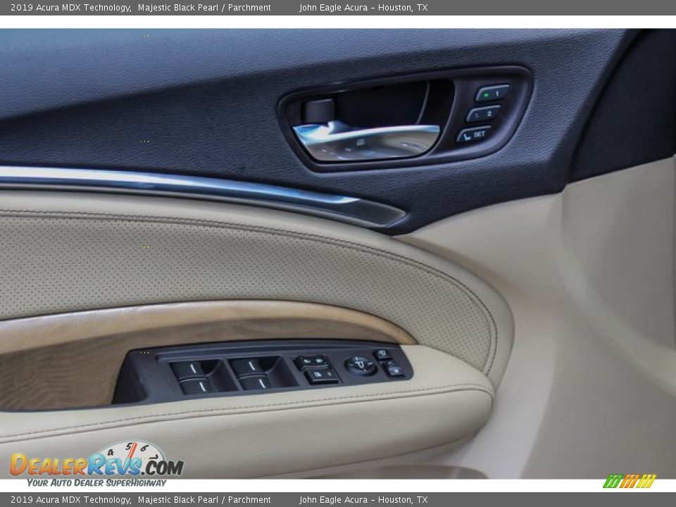 2019 Acura MDX Technology Majestic Black Pearl / Parchment Photo #12
