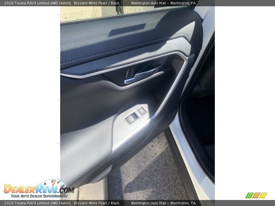 2019 Toyota RAV4 Limited AWD Hybrid Blizzard White Pearl / Black Photo #16