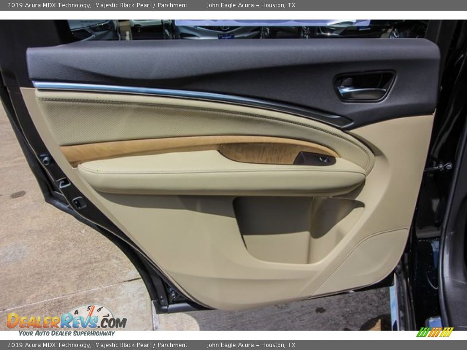 2019 Acura MDX Technology Majestic Black Pearl / Parchment Photo #17