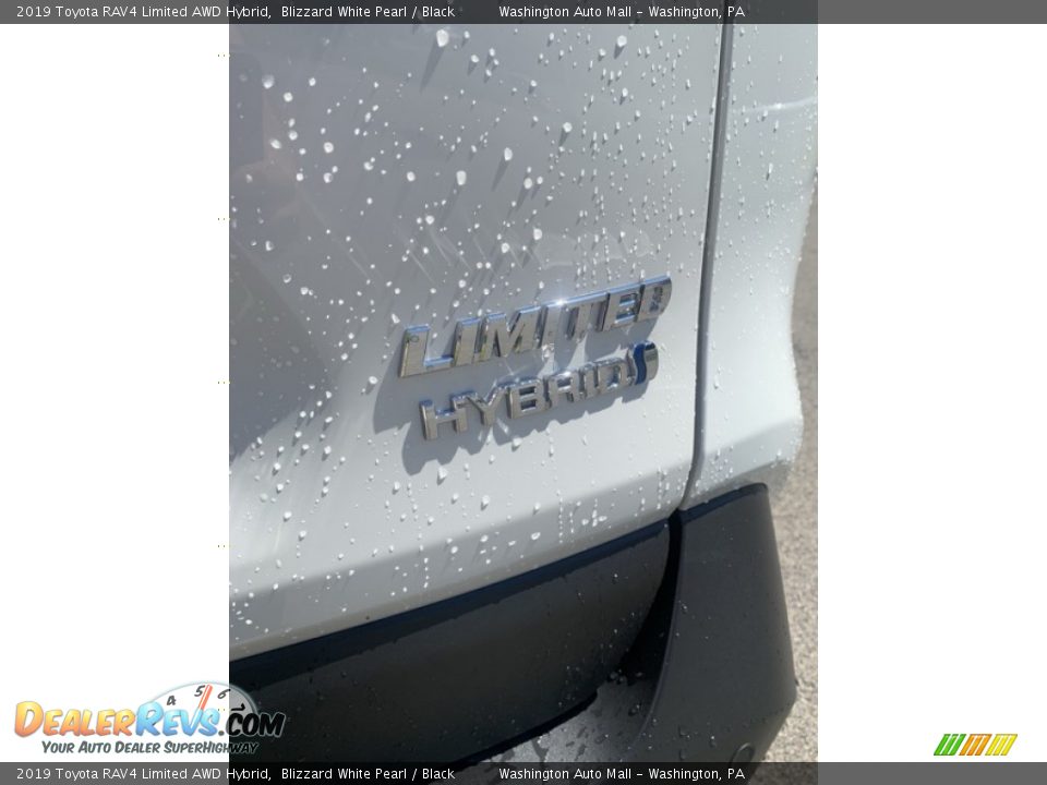 2019 Toyota RAV4 Limited AWD Hybrid Blizzard White Pearl / Black Photo #20