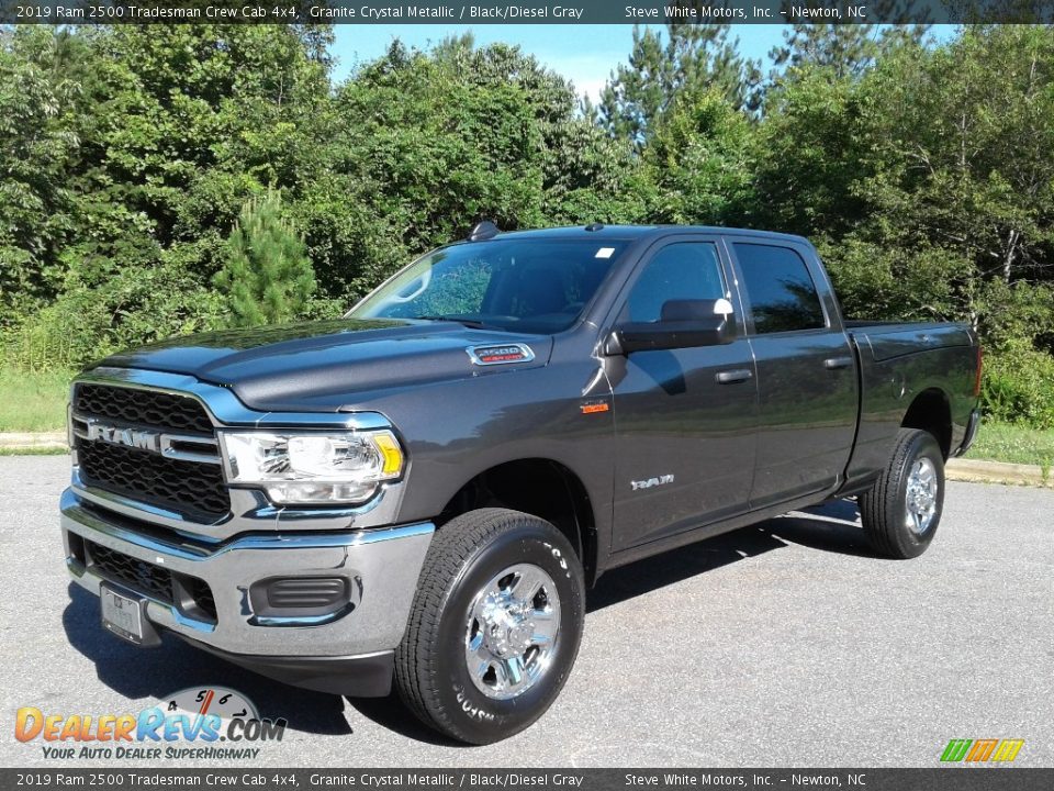 2019 Ram 2500 Tradesman Crew Cab 4x4 Granite Crystal Metallic / Black/Diesel Gray Photo #2