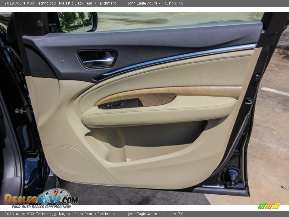 2019 Acura MDX Technology Majestic Black Pearl / Parchment Photo #24