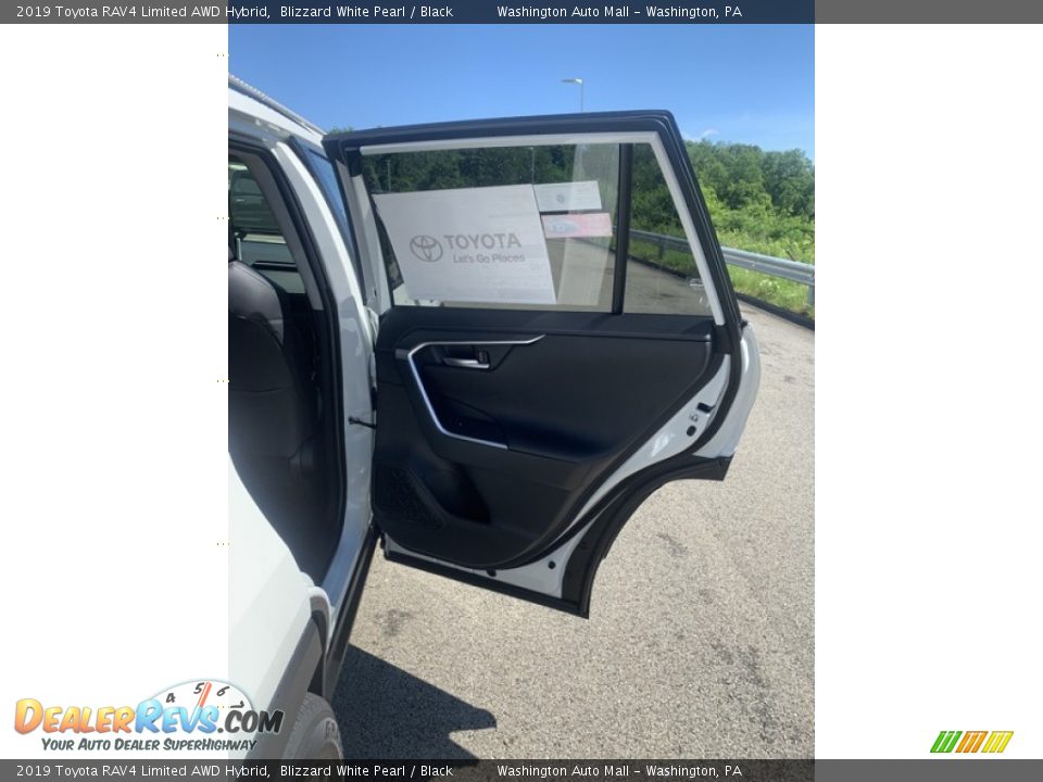 2019 Toyota RAV4 Limited AWD Hybrid Blizzard White Pearl / Black Photo #28