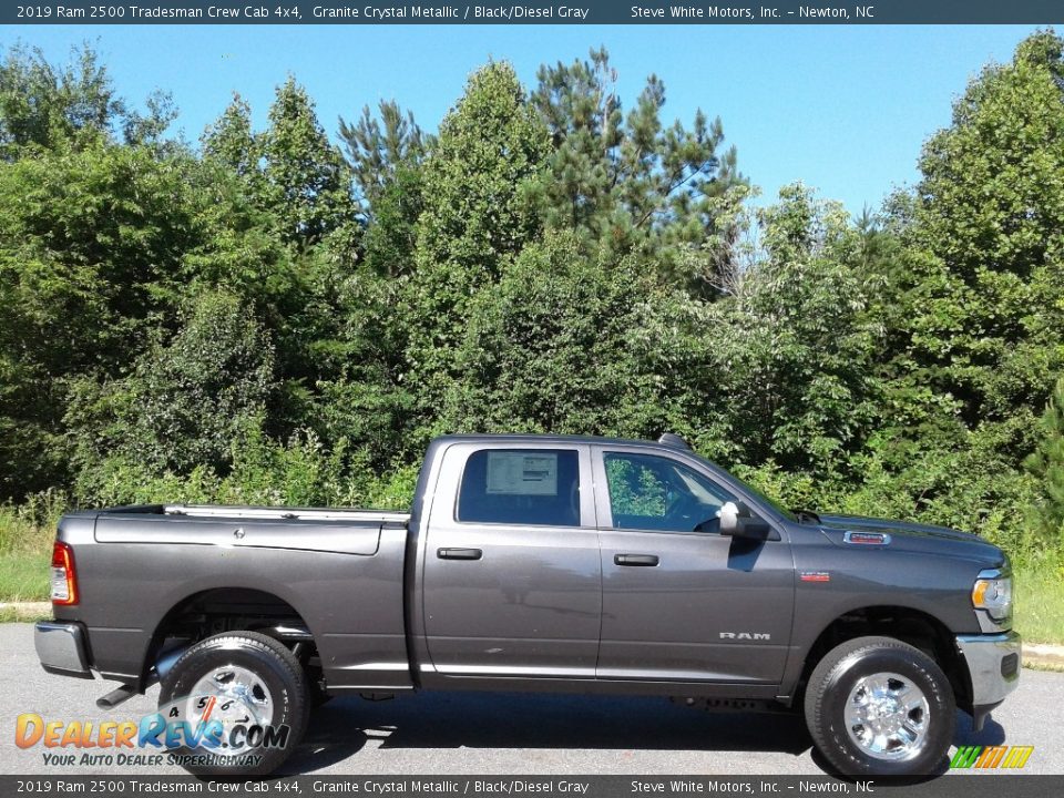 2019 Ram 2500 Tradesman Crew Cab 4x4 Granite Crystal Metallic / Black/Diesel Gray Photo #5