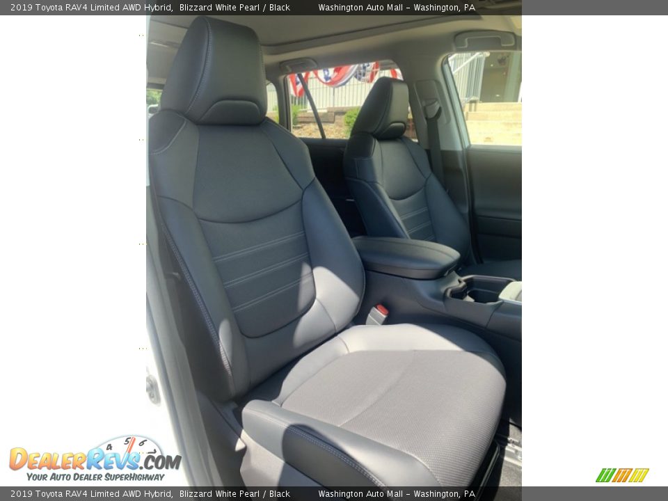 2019 Toyota RAV4 Limited AWD Hybrid Blizzard White Pearl / Black Photo #33
