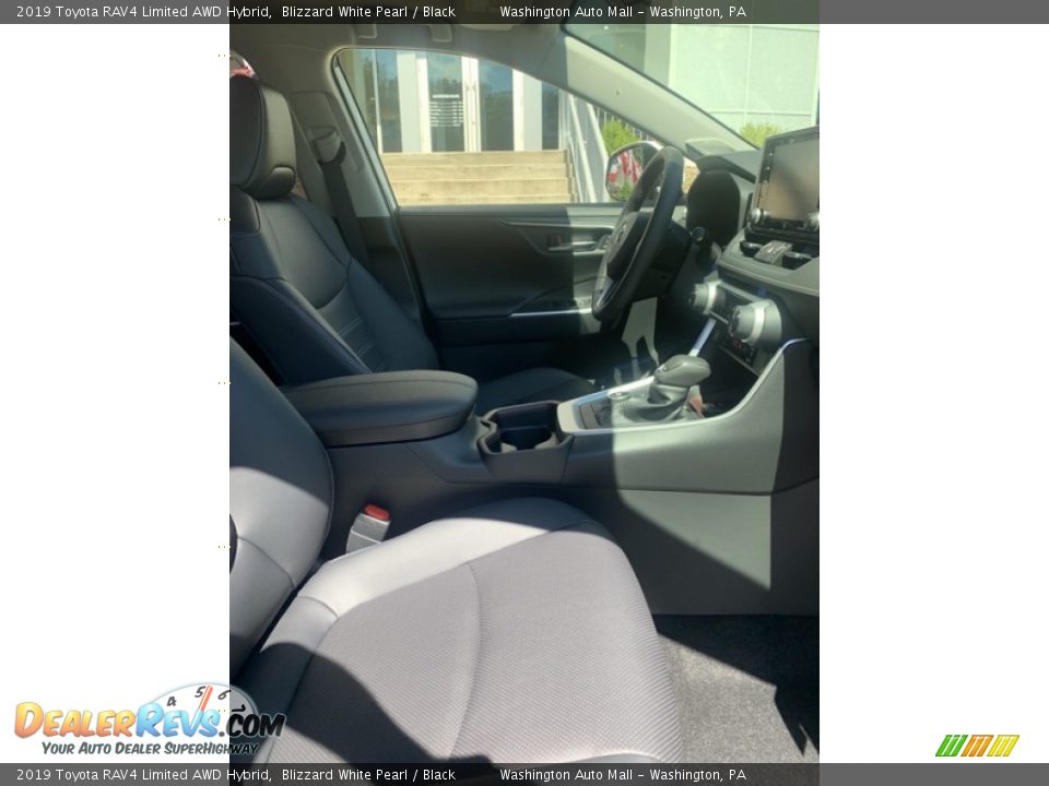 2019 Toyota RAV4 Limited AWD Hybrid Blizzard White Pearl / Black Photo #34