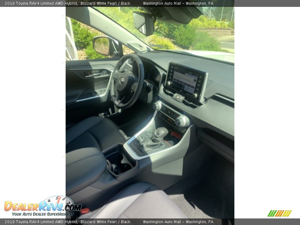 2019 Toyota RAV4 Limited AWD Hybrid Blizzard White Pearl / Black Photo #35