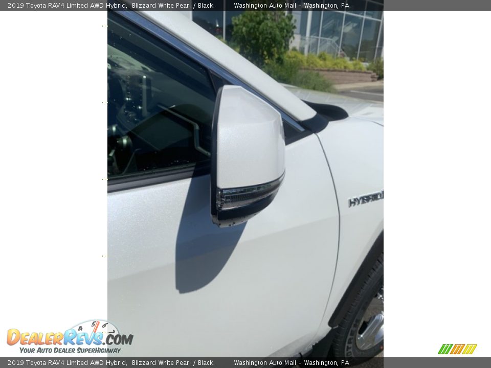 2019 Toyota RAV4 Limited AWD Hybrid Blizzard White Pearl / Black Photo #36