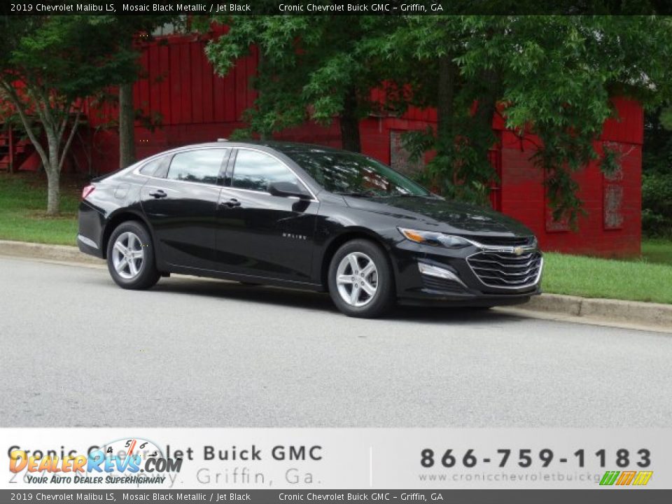 2019 Chevrolet Malibu LS Mosaic Black Metallic / Jet Black Photo #1