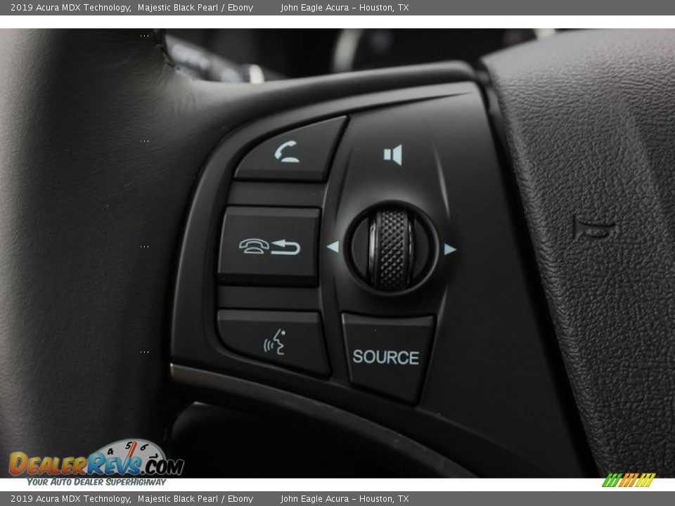 2019 Acura MDX Technology Majestic Black Pearl / Ebony Photo #36