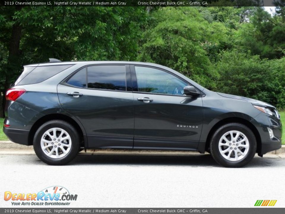 2019 Chevrolet Equinox LS Nightfall Gray Metallic / Medium Ash Gray Photo #2