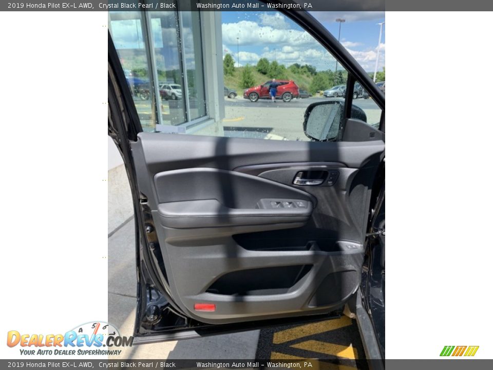 2019 Honda Pilot EX-L AWD Crystal Black Pearl / Black Photo #10