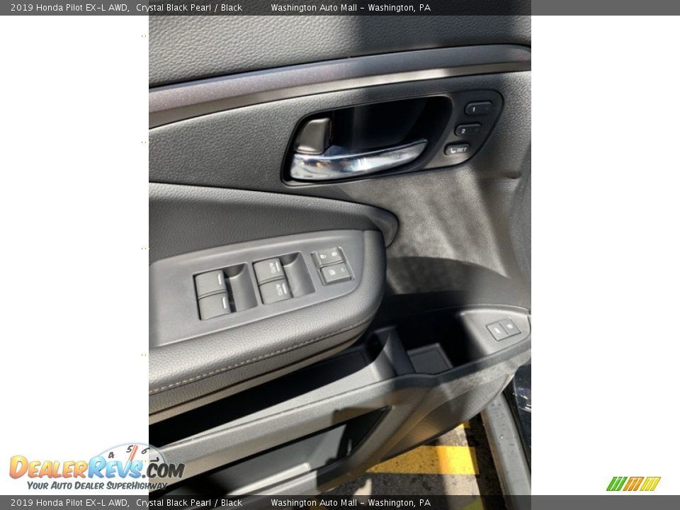 2019 Honda Pilot EX-L AWD Crystal Black Pearl / Black Photo #11