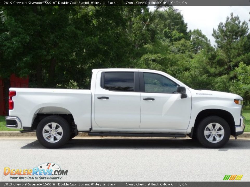 2019 Chevrolet Silverado 1500 WT Double Cab Summit White / Jet Black Photo #2