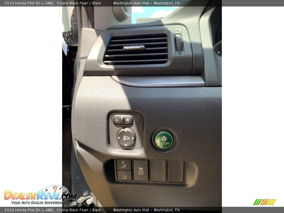 2019 Honda Pilot EX-L AWD Crystal Black Pearl / Black Photo #12