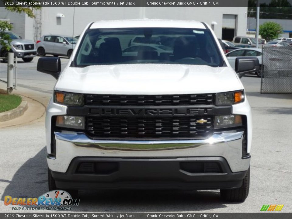 2019 Chevrolet Silverado 1500 WT Double Cab Summit White / Jet Black Photo #4