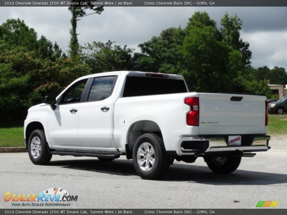 2019 Chevrolet Silverado 1500 WT Double Cab Summit White / Jet Black Photo #6