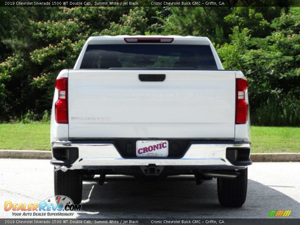 2019 Chevrolet Silverado 1500 WT Double Cab Summit White / Jet Black Photo #7