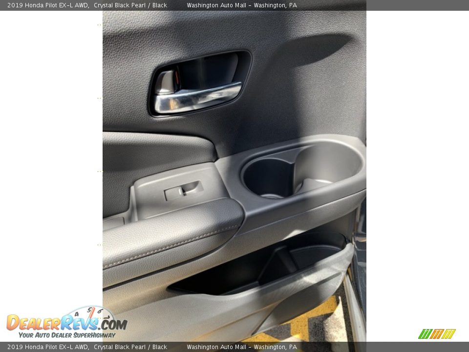 2019 Honda Pilot EX-L AWD Crystal Black Pearl / Black Photo #17