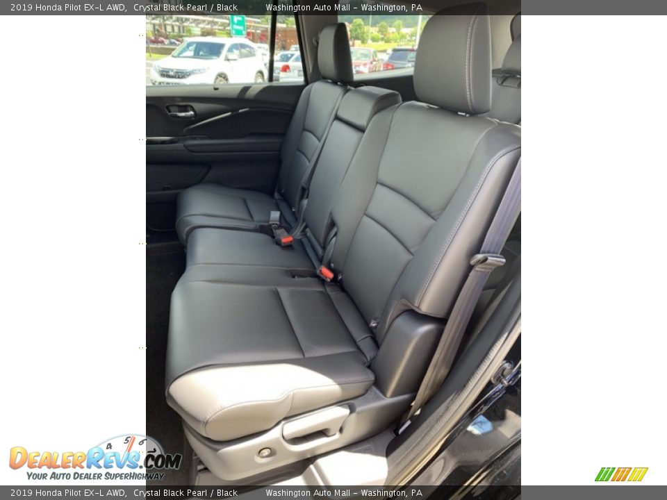 2019 Honda Pilot EX-L AWD Crystal Black Pearl / Black Photo #18