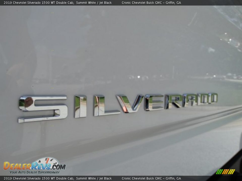 2019 Chevrolet Silverado 1500 WT Double Cab Summit White / Jet Black Photo #9