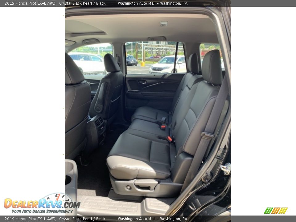 2019 Honda Pilot EX-L AWD Crystal Black Pearl / Black Photo #19