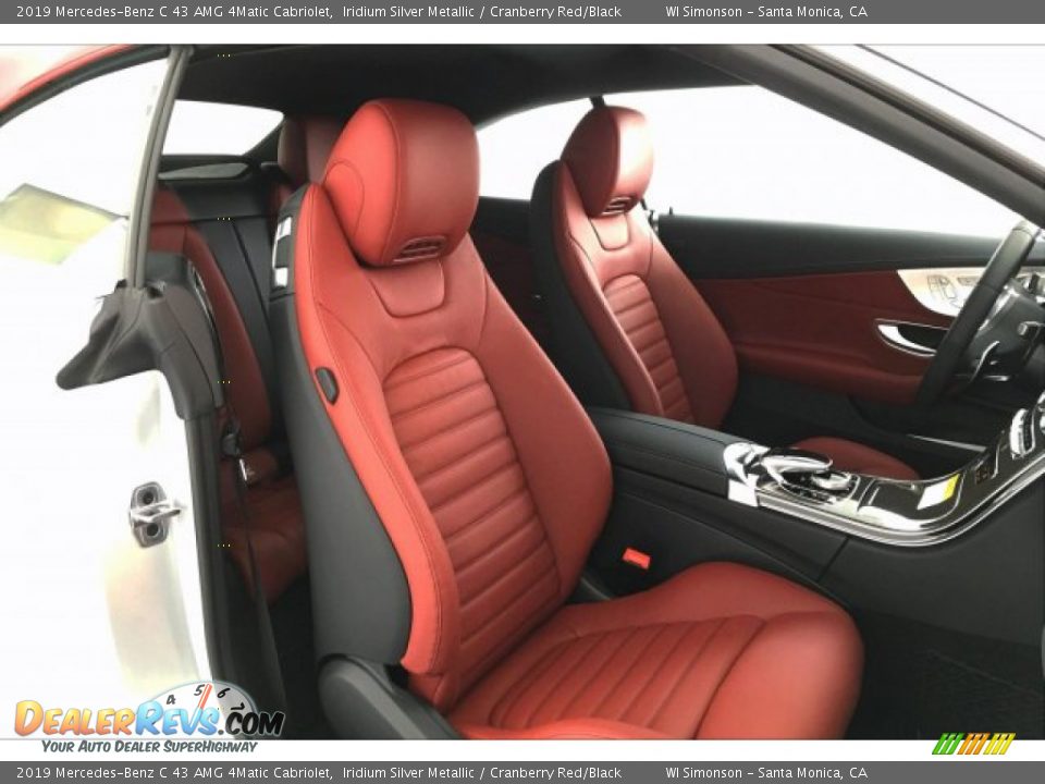 2019 Mercedes-Benz C 43 AMG 4Matic Cabriolet Iridium Silver Metallic / Cranberry Red/Black Photo #5