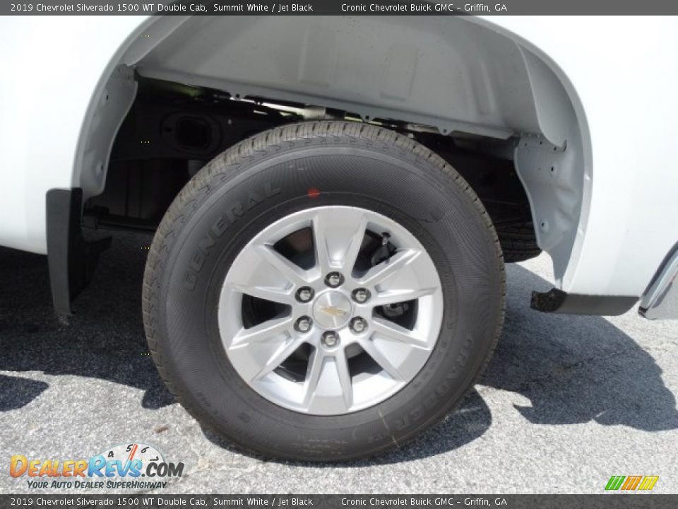 2019 Chevrolet Silverado 1500 WT Double Cab Summit White / Jet Black Photo #10