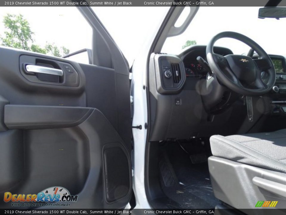 2019 Chevrolet Silverado 1500 WT Double Cab Summit White / Jet Black Photo #11