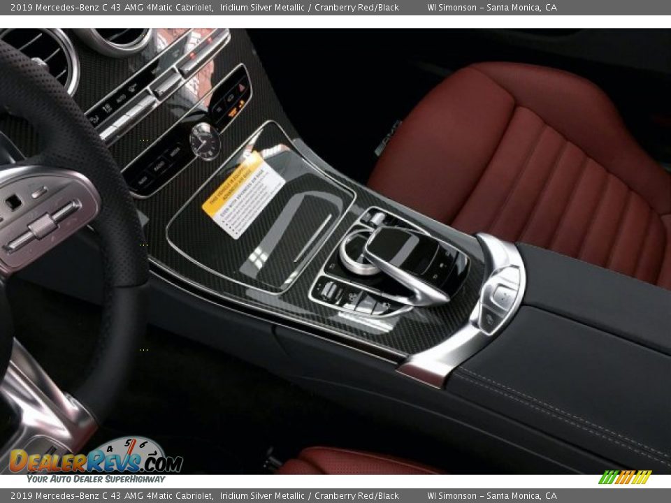 2019 Mercedes-Benz C 43 AMG 4Matic Cabriolet Iridium Silver Metallic / Cranberry Red/Black Photo #7