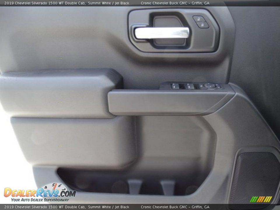 2019 Chevrolet Silverado 1500 WT Double Cab Summit White / Jet Black Photo #12