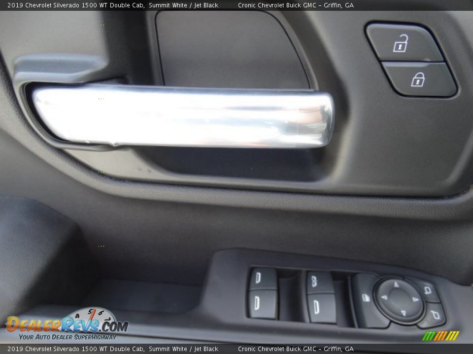 2019 Chevrolet Silverado 1500 WT Double Cab Summit White / Jet Black Photo #13