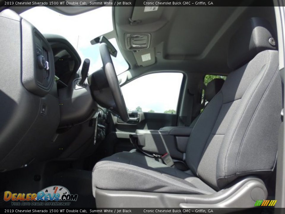 2019 Chevrolet Silverado 1500 WT Double Cab Summit White / Jet Black Photo #14