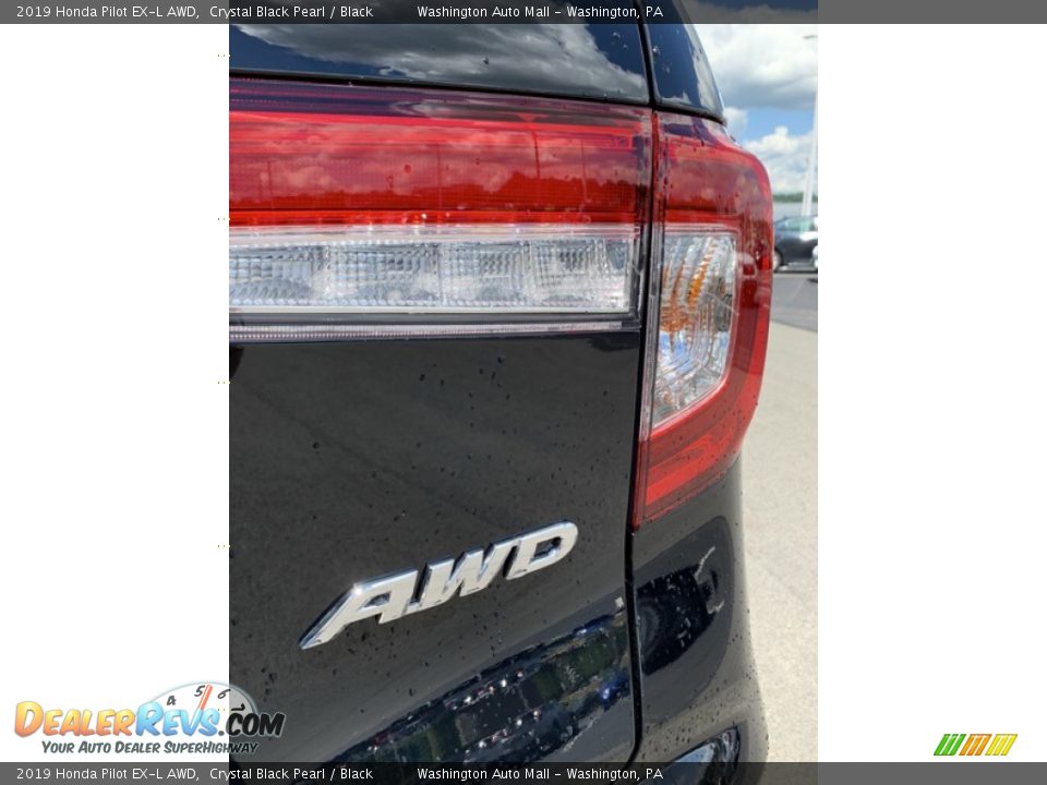 2019 Honda Pilot EX-L AWD Crystal Black Pearl / Black Photo #24