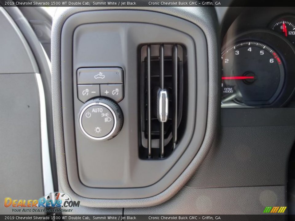 2019 Chevrolet Silverado 1500 WT Double Cab Summit White / Jet Black Photo #15