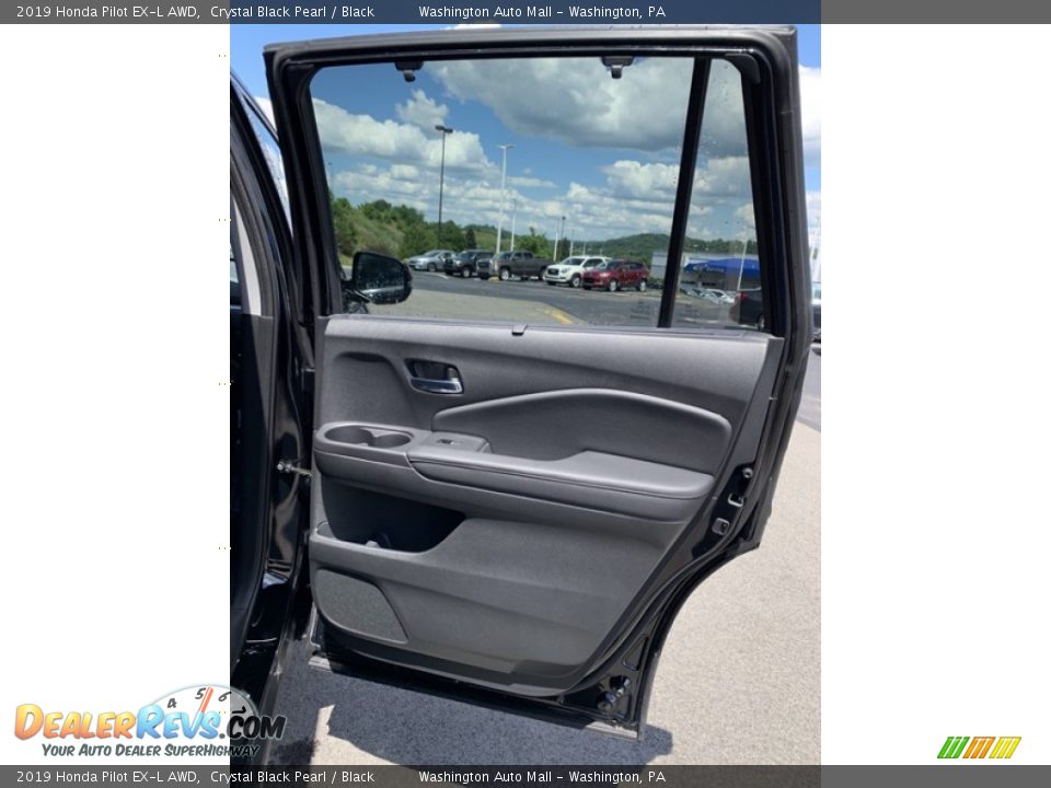 2019 Honda Pilot EX-L AWD Crystal Black Pearl / Black Photo #25
