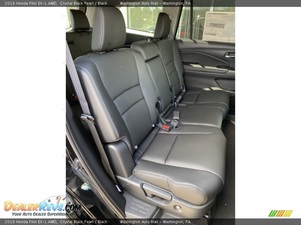 2019 Honda Pilot EX-L AWD Crystal Black Pearl / Black Photo #26