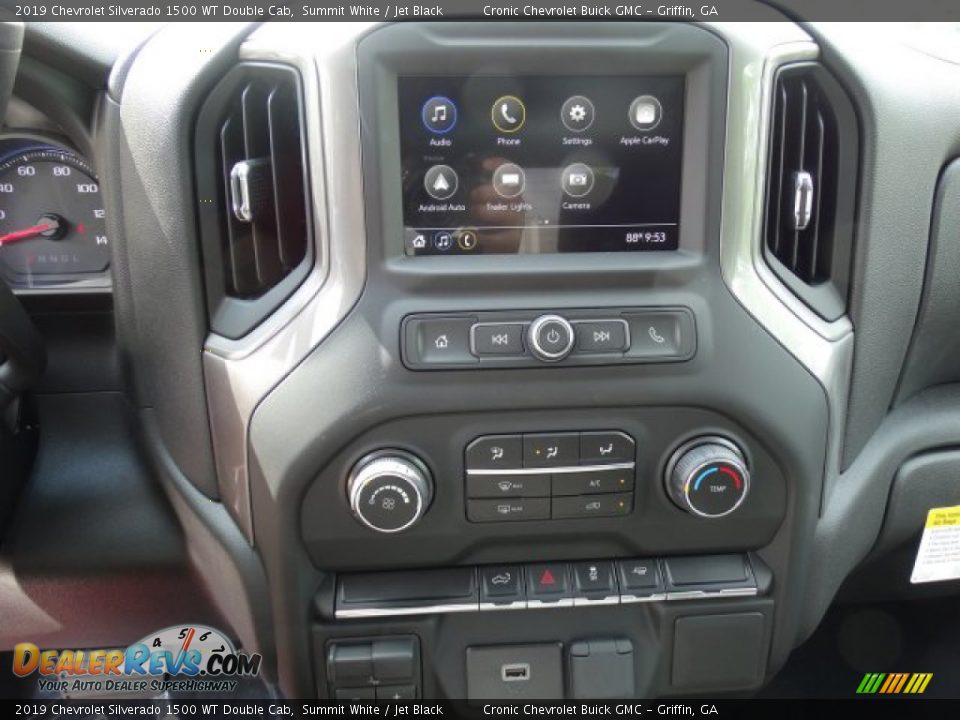 2019 Chevrolet Silverado 1500 WT Double Cab Summit White / Jet Black Photo #18