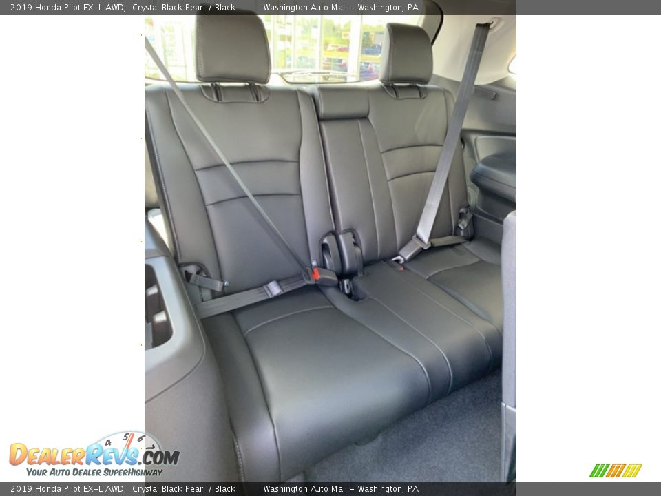 2019 Honda Pilot EX-L AWD Crystal Black Pearl / Black Photo #28