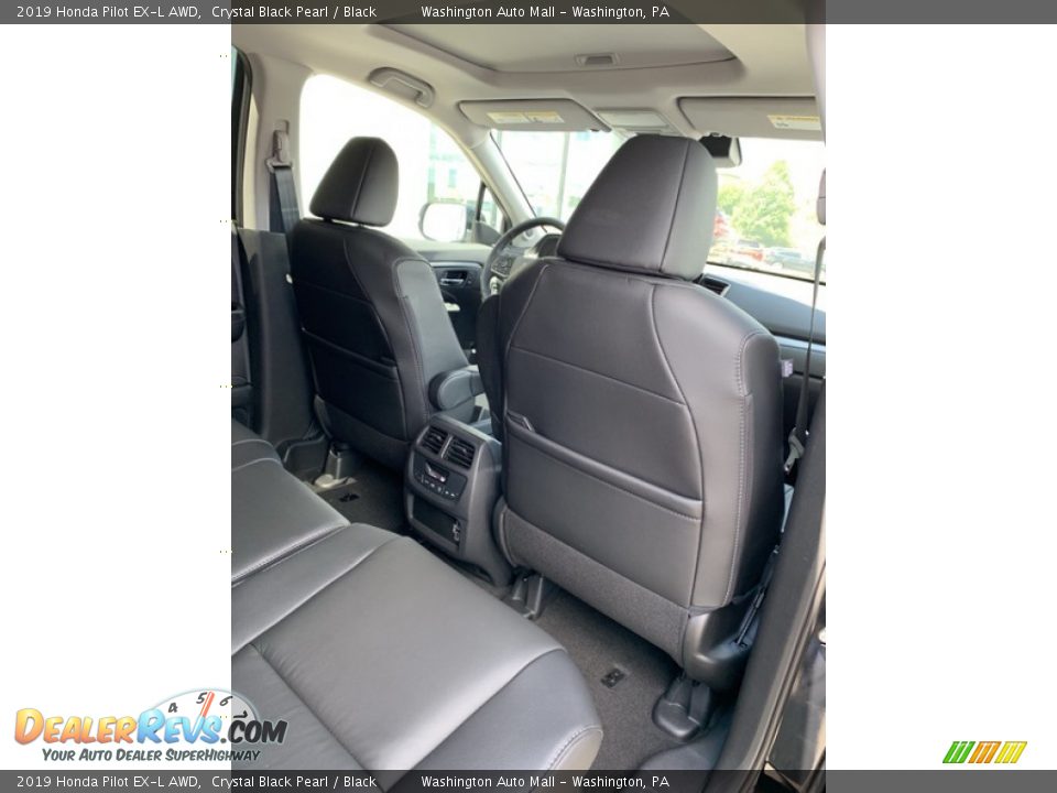 2019 Honda Pilot EX-L AWD Crystal Black Pearl / Black Photo #29