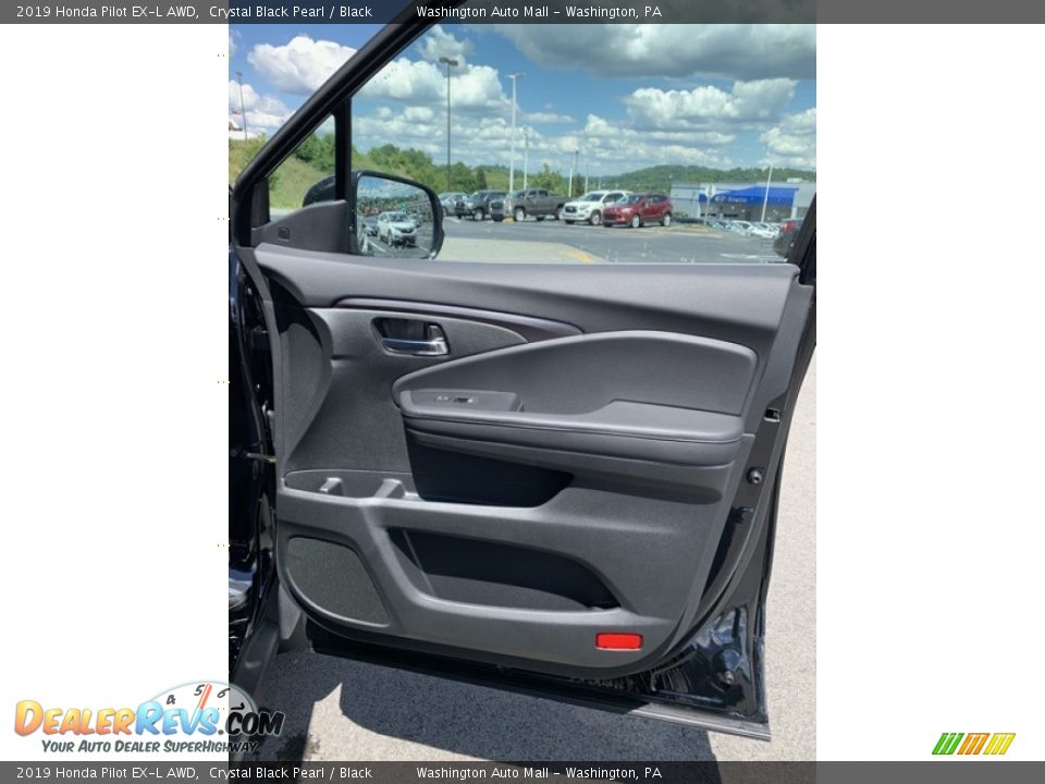 2019 Honda Pilot EX-L AWD Crystal Black Pearl / Black Photo #30